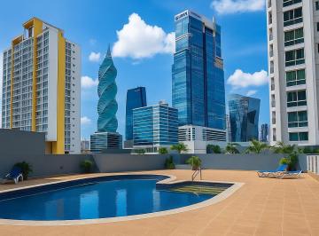Apartamento · 192m² · 3 Recámaras · 2 Estacionamientos · Apartamento en Alquiler Calle 50 | PH Vista Pacífica | Amoblado Ct