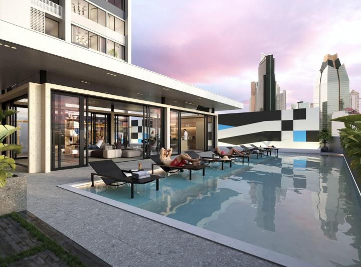NOSTRUM - piscina y área social (render) · Nostrum | Obarrio | 2 y 3 Recámaras