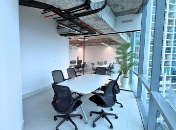 Oficina comercial · 129m² · 2 Estacionamientos · Alquiler de Oficina en Costa del Este, PH Financial Park (8p)