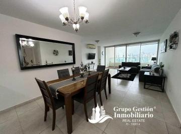 Apartamento · 133m² · 3 Recámaras · 1 Estacionamientos · Alquiler Apartamento Amoblado San Francisco Terrawind 3 Rec Lt.