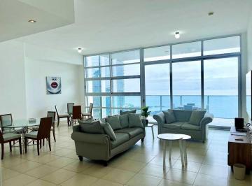 Apartamento · 306m² · 4 Recámaras · 2 Estacionamientos · Alquiler Apartamento Amoblado PH Waters On The Bay 306 m² Tc