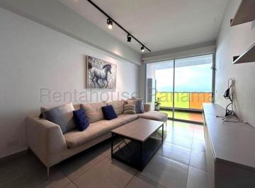 Apartamento de 2 habitaciones, Panamá · Alquiler de Espectacular Apartamento Amoblado Frente Al Mar en PH Element Av Balboa | 105 m²