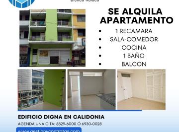 Apartamento de 1 habitación, Panamá · Se Alquila Apto en Calidonia - Edificio Digna