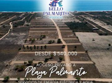 Terreno / Lote en Venta Puerto Escondido Centro · Terrenos con Acceso Directo a La Playa, Servicios y Financiamiento de 4 Años