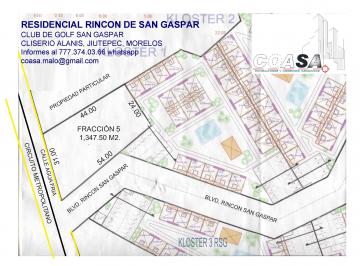 Terreno / Lote , Jiutepec · Lotes Campestres Dentro de Rincon de San Gaspar