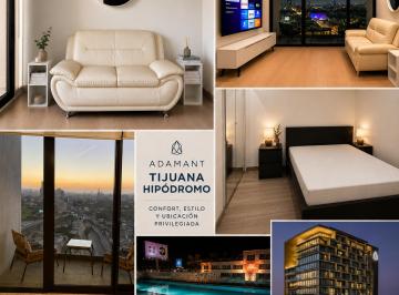 Departamento · 40m² · 1 Recámara · 1 Estacionamiento - Novo Services Renta Apartamentos · Apartamento Amueblado Adamant Hipodromo