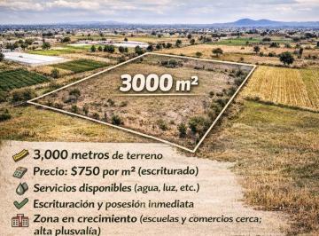 Terreno / Lote , Santiago Tulantepec de Lugo Guerrero · Terreno Amplio Tulancingo / Santiago Tulantepec