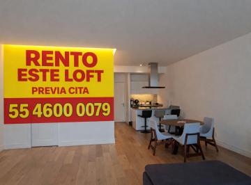 Departamento de 1 habitación, Benito Juárez · Renta de Loft en Torre Mitika, Colonia Xoco