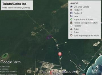 Terreno / Lote , Tulum · Lote Carettera Tulum/coba Km7