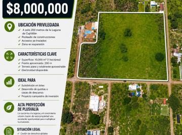 Terreno / Lote , Tlajomulco de Zúñiga · Terreno en Venta en Cajititlán – 1 Hectárea