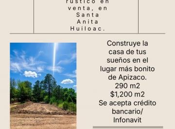 Terreno / Lote , Apizaco · Terreno en Santa Anita Huiloac