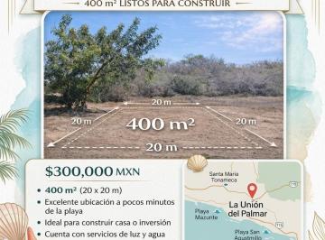 Terreno / Lote , Santa María Tonameca · Venta de Terreno a 20 Minutos de Mazunte! Execelente Para Invertir