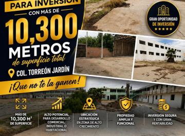 Terreno comercial , Torreón · Propiedad con Más de 10,300 m