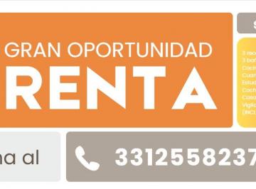 Casa en condominio de 3 habitaciones, Tlajomulco de Zúñiga · Casa Condominio Renta