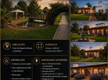 Villa de 3 habitaciones, San Miguel de Allende · Propiedad Campestre en Venta