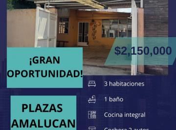 Casa de 3 habitaciones, Puebla · Casa en Venta en Plazas Amalucan