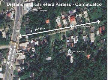Terreno / Lote en Venta de 3 habitaciones Rancho o rancheria Oriente  · Oportunidad de Inversión en Palmahuaca, Paraíso, Tabasco