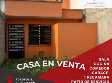 Casa de 1 habitación, Cunduacán · Casa en Venta
