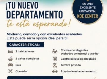 Departamento de 2 habitaciones, Los Cabos · ¡Tu Nuevo Departamento Te Está Esperando!