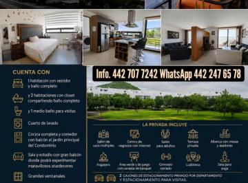 Departamento de 3 habitaciones, Corregidora · Departamento en Venta en El Condado Corregidora Querétaro con 164 m²