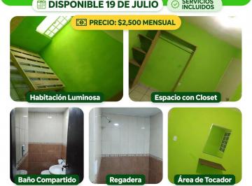 Casa de 1 habitación, Soledad de Graciano Sánchez · Renta de Habitación