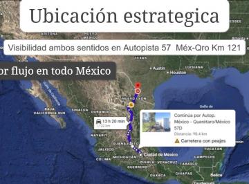 Inmueble productivo urbano de 3 habitaciones, El Marqués · Terreno con Showroom a Autopista 57 Mexico - Querétaro