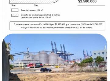 Terreno comercial , Manzanillo · Se Vende Terreno con Cimentación Terminada, Proyecto Hasta 5 Pisos, Manzsnillo Co