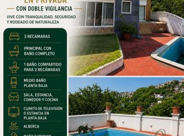 Casa en condominio de 3 habitaciones, Cuernavaca · Casa en Doble Privada