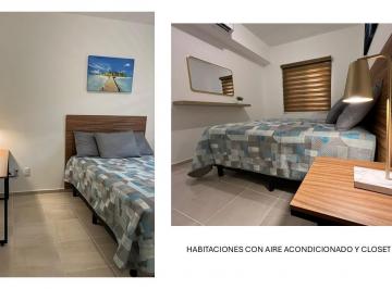 Departamento de 2 habitaciones, Solidaridad · Renta Depto. Terre II Jardines de Mayakoba