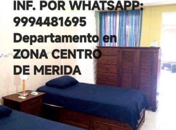 Departamento de 1 habitación, Mérida · En Merida Zona Centro Depar Cerca de Zona Hotelera, Av Colon