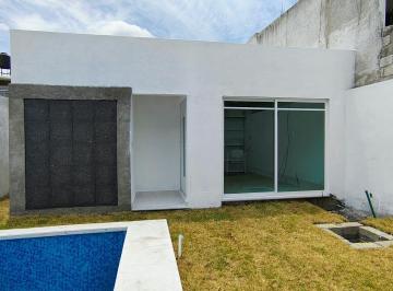 Casa de 3 habitaciones, Ayala · Atención Fovissste. Casa Nueva de Lujo de Una Planta, Alberca y 3 Recs. en Venta