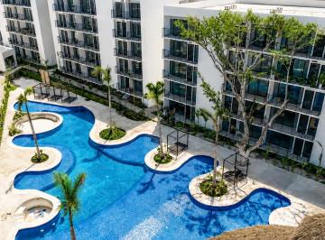 CONDOMINIO · Depa de 2 Recámaras con Vista a Alberca en Aldea Hortus | Amueblado