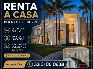 Casa de 4 habitaciones, Zapopan · Rento Casa en Puerta Hierro