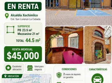 Local comercial , Xochimilco · Renta de Local en Prol. División del Nte. San Lorenzo La Cebada, Xochimilco, 16