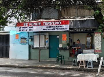 Terreno / Lote de 2 habitaciones, Azcapotzalco · Venta de Terreno