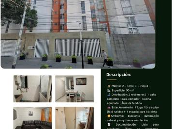 Departamento de 2 habitaciones, Iztapalapa · Gran Oportunidad - Departamento Listo Para Habitar