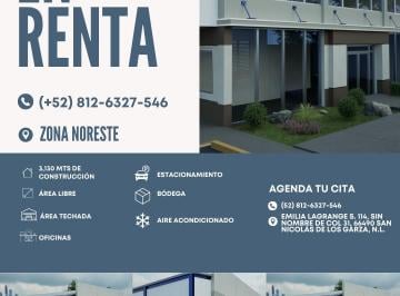 Nave industrial , San Nicolás de los Garza · Proximamente en Renta