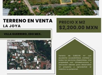 Terreno / Lote , Villa Guerrero · Terreno Habitacional en Venta | La Joya, Villa Guerrero, Estado de México