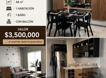 Departamento de 1 habitación, Monterrey · Departamento Torre Haus Santa Lucía