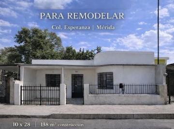 Casa de 2 habitaciones, Mérida · Oportunidad - Casa en Venta, Para Remodelar en Colonia Esperanza, Merida
