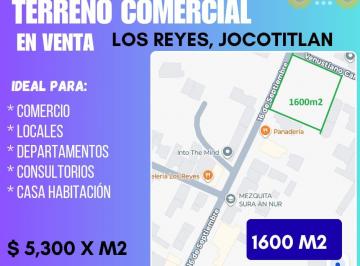 Terreno / Lote , Jocotitlán · Terreno Comercial, Los Reyes Jocotitlan