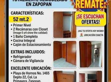 Departamento 52m² Venta La Primavera · Departamento Recien Remodelado Como Nuevo