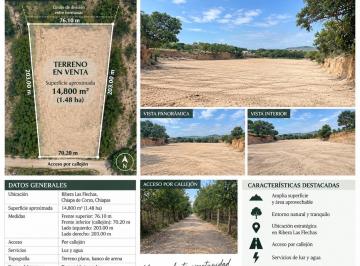 info gral · Terreno en Rivera Las Flechas, Chiapa de Corzo — Oportunidad de Inversión