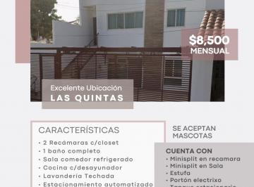 Departamento de 2 habitaciones, Culiacán · Rento Departamento en Las Quintas
