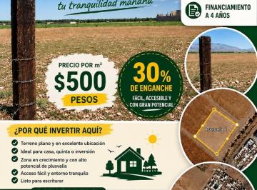 Terreno / Lote , Rosales · Terreno de 2,500 m² en Venta en Rosales, Chihuahua – Ideal Para Quinta o Casa de