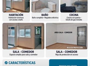 Departamento de 1 habitación, Cuauhtémoc · Venta de Departamento en El Centro Histórico