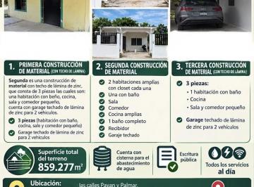 Casa de 6 habitaciones, Calakmul · Vendo Propiedad con 3 Construcciones Independientes en Xpujil, Calakmul, Campech