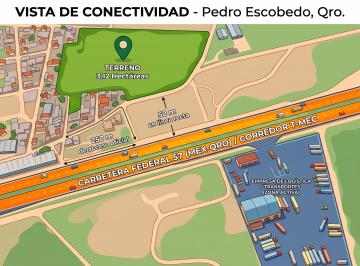 Rancho de 2 habitaciones, Pedro Escobedo · Venta de Terreno 3.12 Ha con Derechos de Agua, Carretera 57