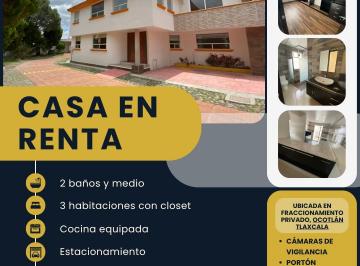 Casa de 3 habitaciones, Tlaxcala · Casa 3 Habitaciones en Fracc. Privado, Ocotlan Tlaxcala