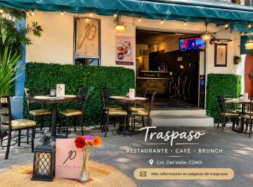 Local comercial , Benito Juárez · Traspaso de Restaurante - Cafetería en Col. del Valle Cdmx